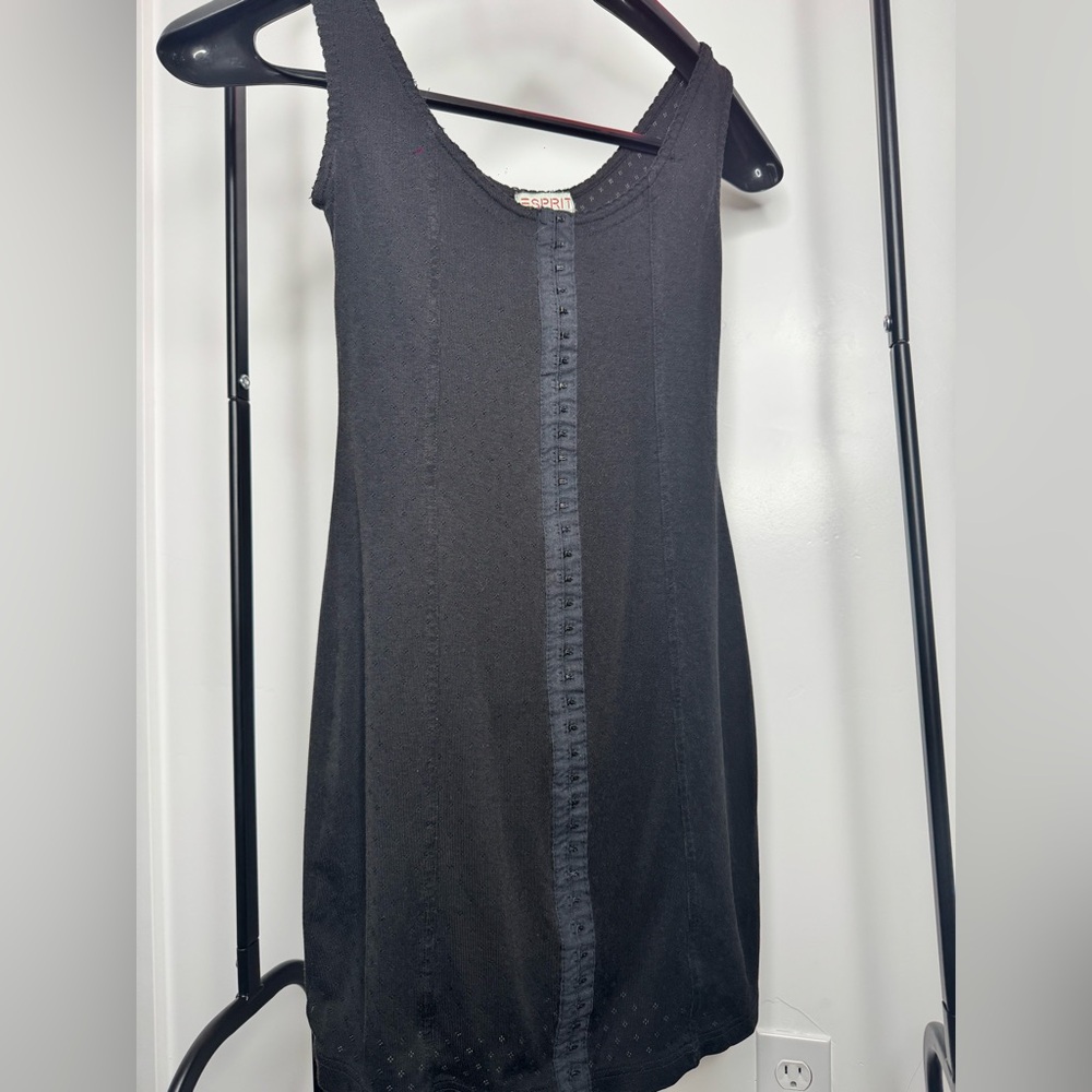 Vintage Esprit Charcoal Mini Dress